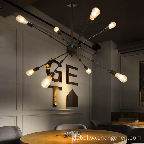 Light Creative Retro Art Coffee Shop Hot Pot Loft Lamp Bar Wedding Decoration Restaurant Chandeliers Hanging Pendant Lights Supplier